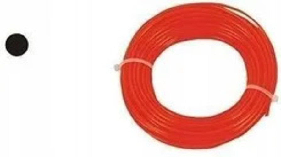 Motorsensenfaden–15m | 3mm rund |Trimmerfaden für Rasentrimmer & Freischneider