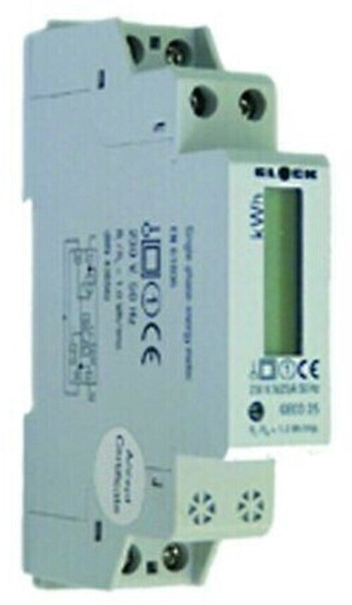 Wechselstromzähler 230V – Hutschiene, 0,25–5(45)A, unbeglaubigt, LC-Display