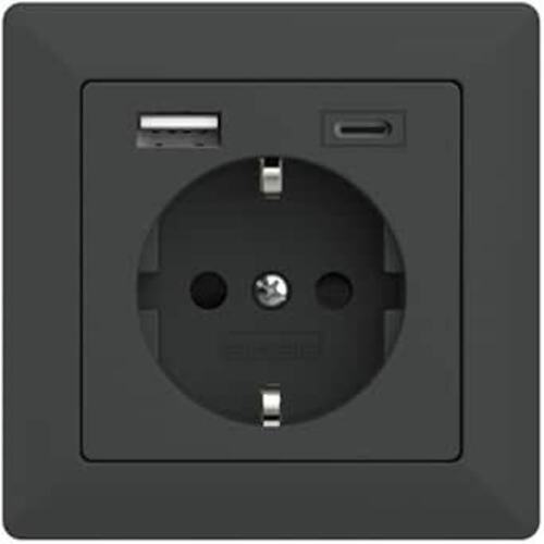 2USB inCharge PRO 55 Schutzkontakt-Steckdose, USB A/C