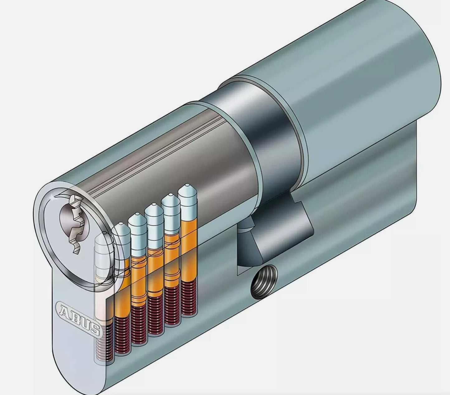 Abus Türzylinder E30 NP 50/60 B – Hochwertiger Profilzylinder mit 5 Schlüsseln