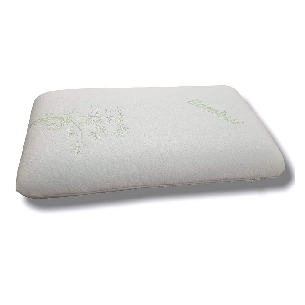 Anti Allergiker 40x70cm Orthopädische Schlafkissen, Kopfkissen mit Memory-Effekt, Schaumkissen, Bambus-Kissen mit Soft-Schaum
