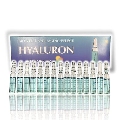 Hyaluron – Bio-Vital Anti-Aging Ampullen – 15x2 ml, Hyaluronsäure Pflege