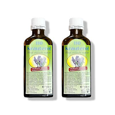 2er Set - Bio-Vital 110 Kräuteröl - Pflegt, erfrischt, regt an (2x 100 ml)