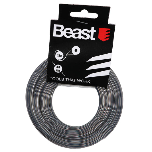 Rasentrimmer Mähfaden verstärkt 15m 3mm