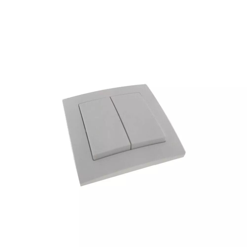 Unterputz Steckdose, Serienschalter & Dimmer – Reinweiß | 230V