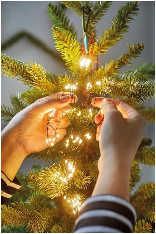 EDM Girlande mit Mikro-Led mehrfarbig 180l 6,8m Modell 72381 | Für Innen-Deko & festliche Stimmung