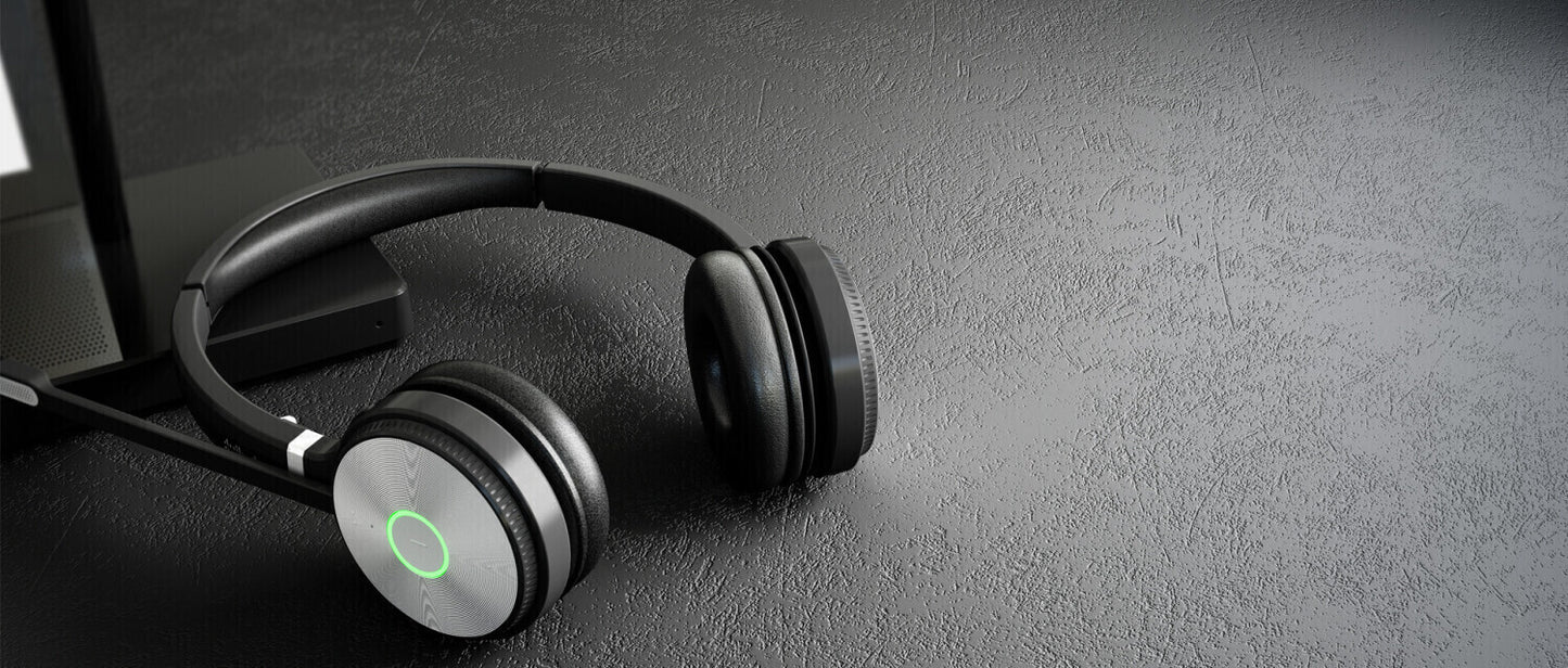 Yealink WH62 Dual Teams DECT Headset – 2,5 mm, 14 h Gesprächszeit, MS Teams