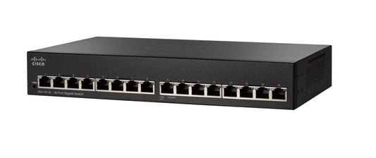 Cisco SG110-16 Switch – 16-Port Gigabit Unmanaged, Metallgehäuse, Plug & Play