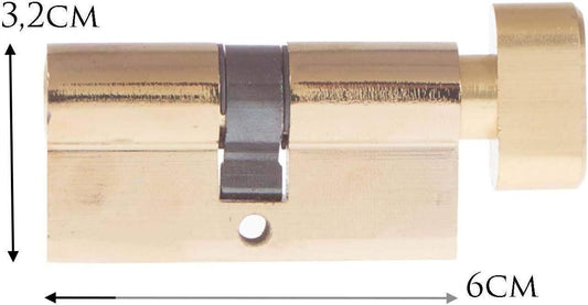 Feinman Knaufzylinder 60mm Sicherheitsschloss Türschloss Zylinderschloss