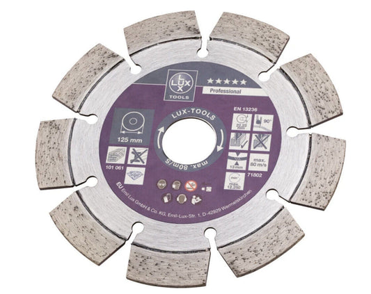 LUX Diamant-Trennscheibe Universal 125 mm lasergeschweißt