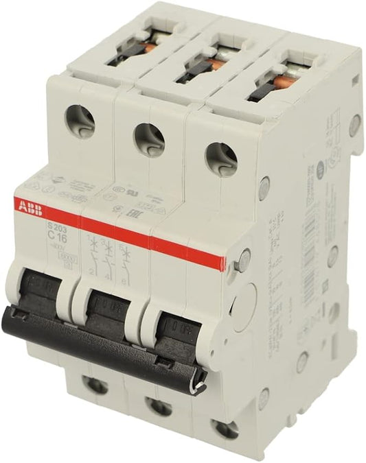 ABB S203-C16 3P Circuit Cutter 50/60Hz 16A